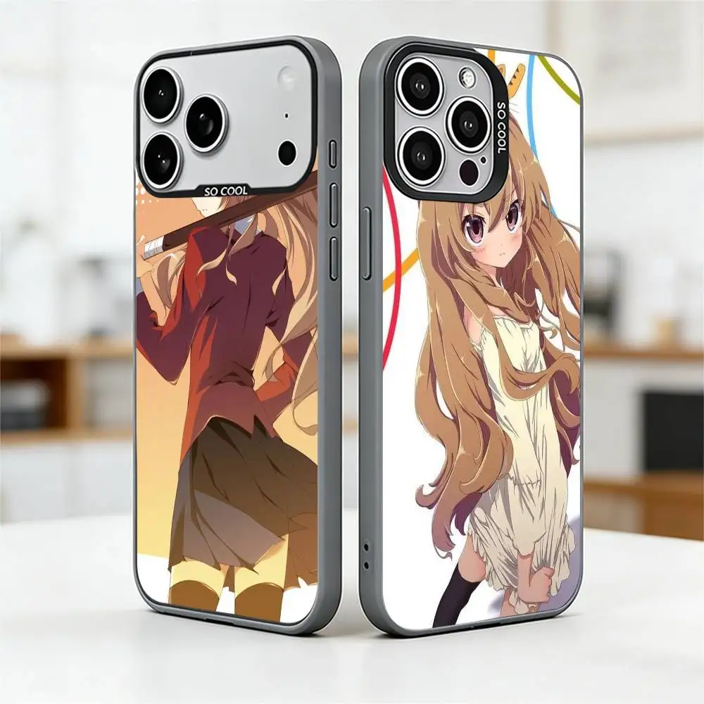 

Toradora Aisaka Taiga Mobile Phone Case For iPhone 17,16,15,14,13,12,11 Plus,Pro Max,XS,Colorful Silver Phone case Funda Cover