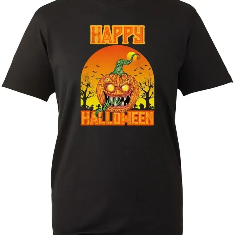 Happy Halloween T Shirt Horror Nightmare Spooky Scary Ghost Boo Costume Pumpkin