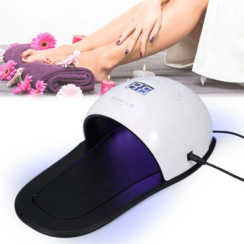 

Hot Selling 48W Uv Foot Nail Lamp Lampara LED Nail Dryer Polish Fast Dry Beauty Salons Home Use Uv Lamp For Foot Nail Manicure