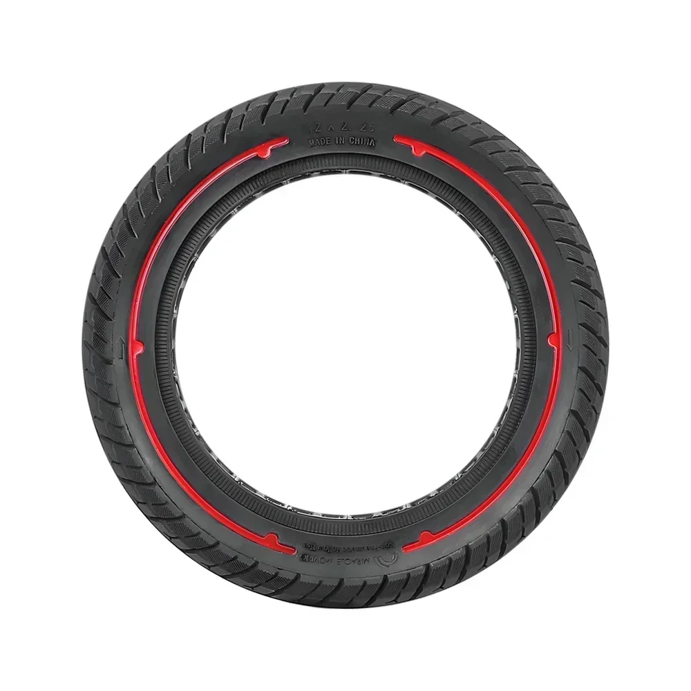 12Inch 12x2.125 Effen Band voor E-Bike Elektrische Scooter Accessoires Off-Road Niet-opblaasbare Explosieveilige Band Vervanging Deel