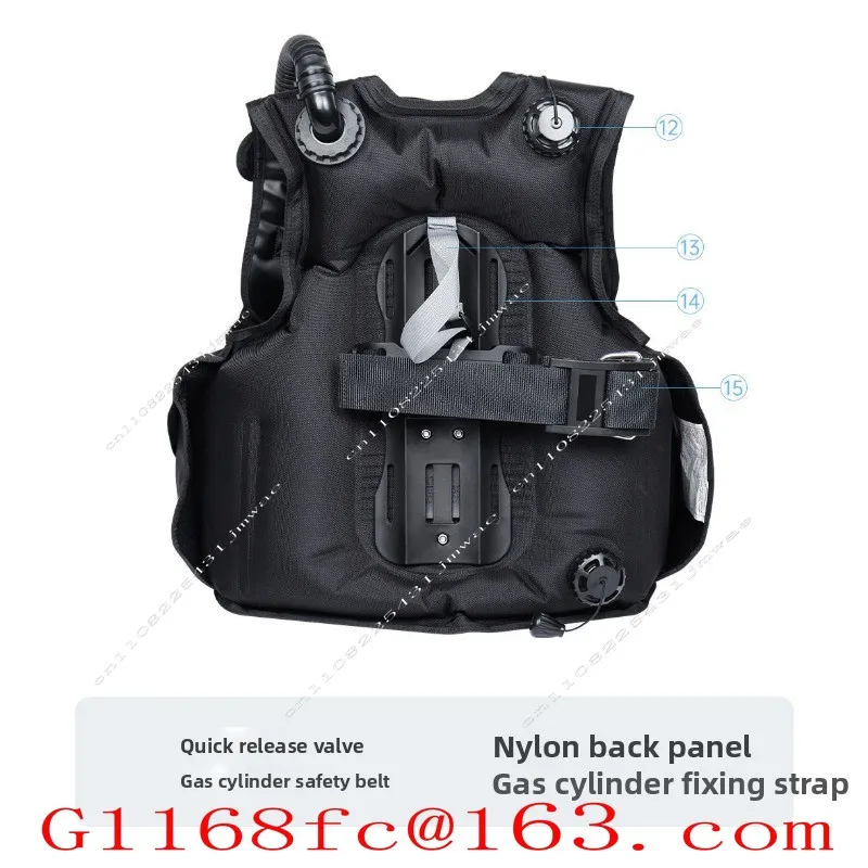 Professional Jacket BCD Scuba Diving Buoyancy Adjustment Vest Regulator Diving Equipment