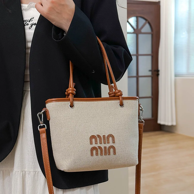 

‌2025 Bucket Bag for Women - Large Capacity Contrast Color Shoulder Bag, Trendy Underarm Purse for Casual & Commuter Use‌
