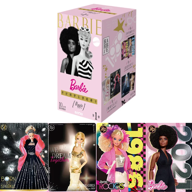 

KAYOU Barbie Dream Boundless Collectible Card True Self Pack 1st Edition Anime Merchandise Fashion Collectible Card Holiday Gift