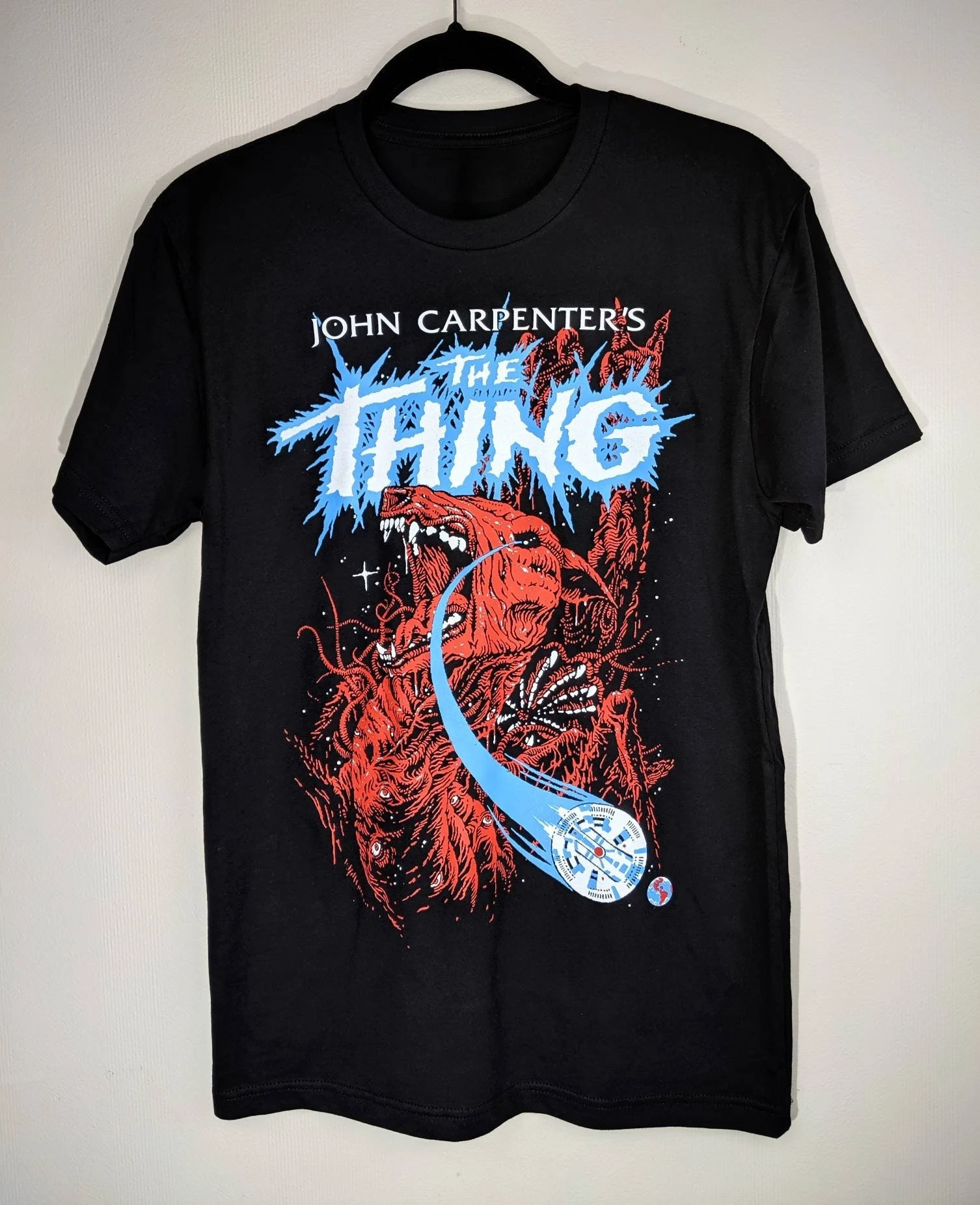 The Thing, 1982 Fashion Oversized Unisex Fashion Street Casual Tee Classic Loose Streetwear Trendy Cotton high quality Couples
