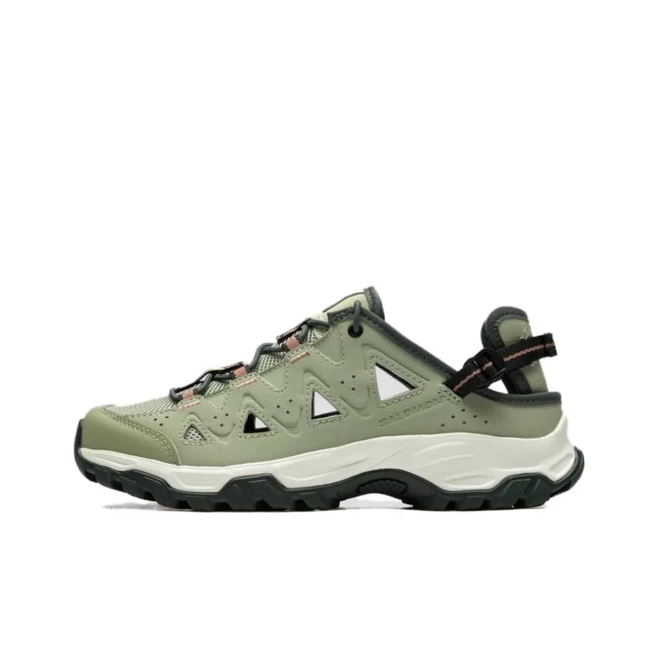 SALOMON ALHAMA Slip Resistant Breathable Grip Odor Resistant River Trekking Shoes Women's Tea Brown L47786900