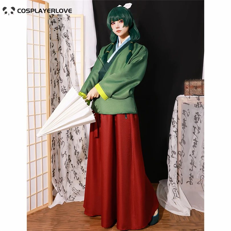 The Apothecary Diaries Maomao Cosplay shoes  hairpiece Costume for Halloween Christmas Carvival Costume