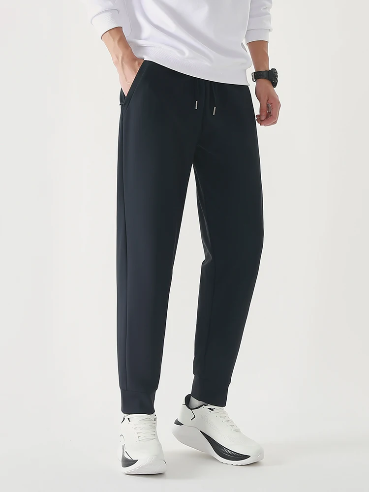 Men Casual Pants Streetwear Joggers New Baggy Fashion Pants Solid Elastic Waist Circumference Trousers Male Trendy Sweatpants