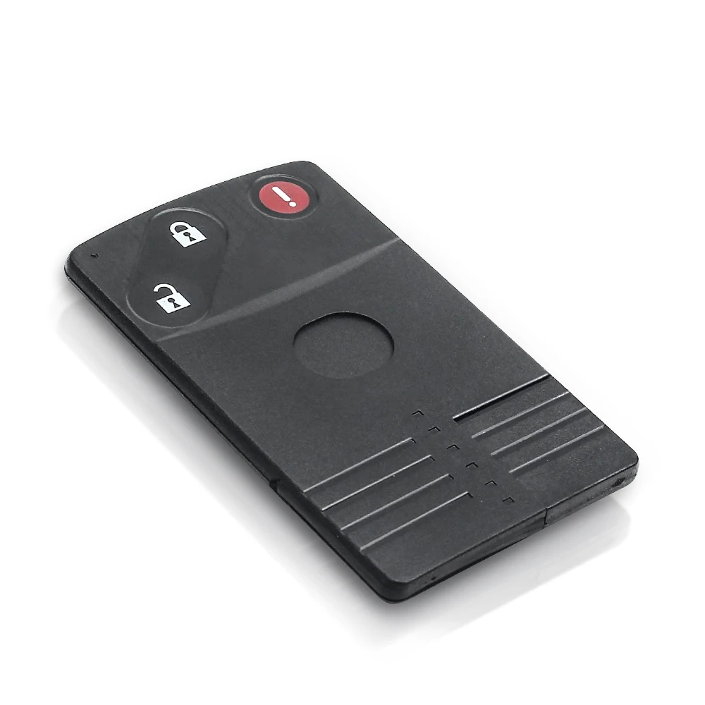 KEYYOU 2/3/4 Buttons Smart Car Remote Key Shell Fob Blank For Mazda CX-7 CX-9 RX-8 Replacement Smart Card Uncut Case Cover
