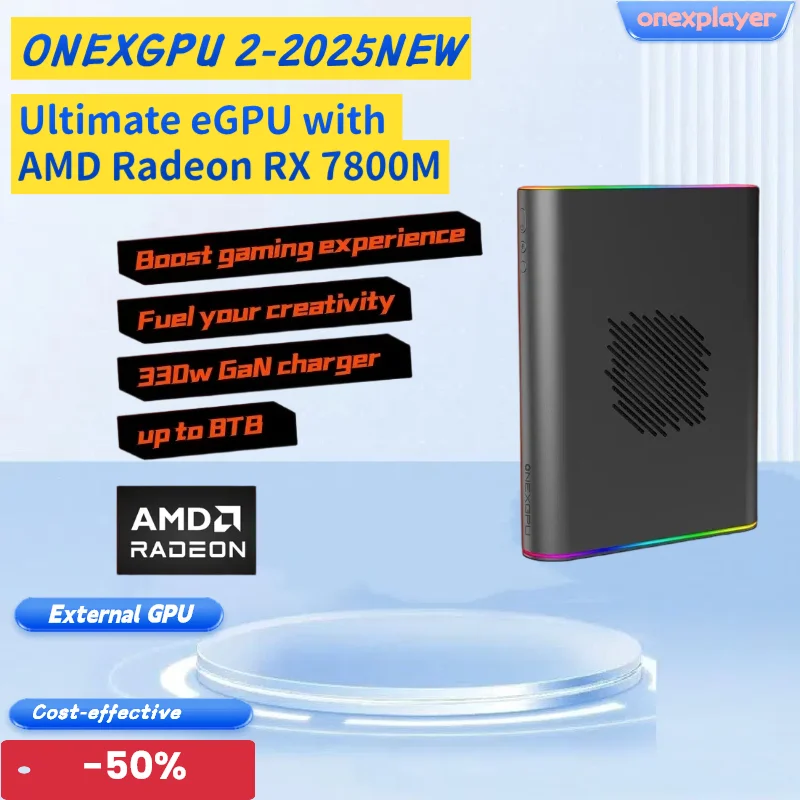 أحدث وحدة معالجة الرسومات الخارجية Onexplayer OnexGpu 2 مع Storage12GB AMD Radeon RX 780OM قاعدة توسيع الرسومات Oculink USB 4 #1