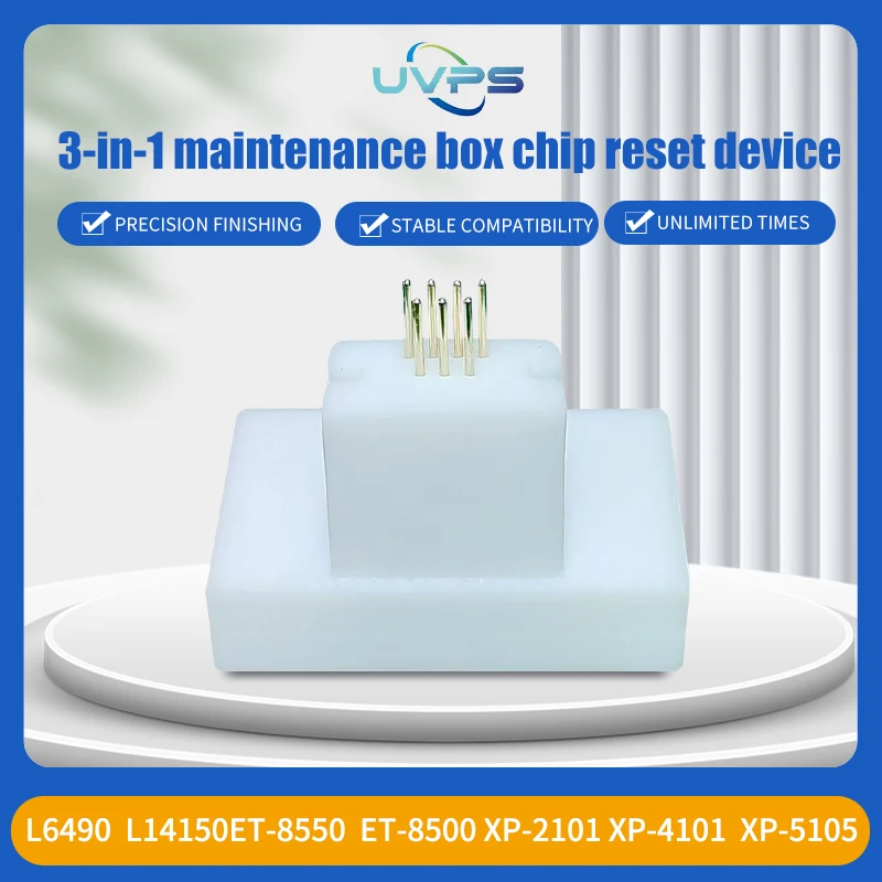 1pcs T04D1 C9345 C9344 3-in-1 Maintenance Tank with Original Chip Resetter For Epson L6490 L14150ET-8550 ET-8500 XP-2101 XP-4101