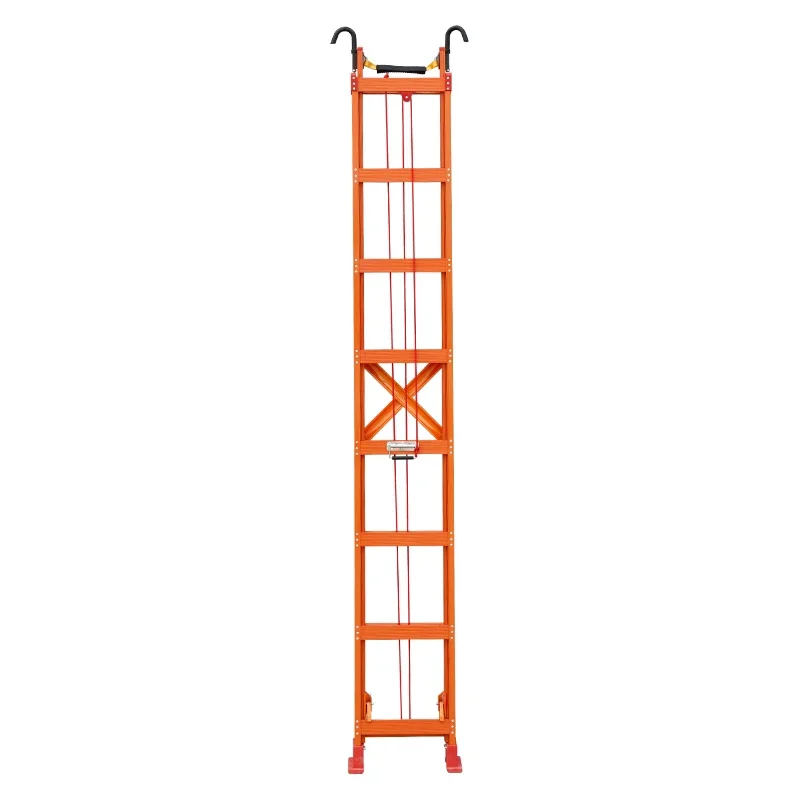 Thickened aluminum alloy telescopic ladder Engineering ladder Aluminum alloy ladder Household elevator Single-sided