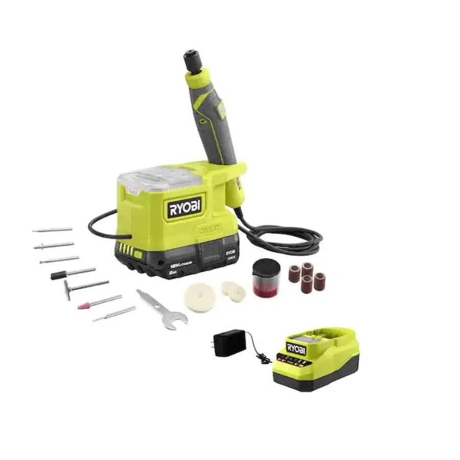 

ONE+ 18V Cordless Precision Craft Rotary Tool Kit with 1.5 Ah Battery and Charger
