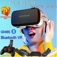 VR Shinecon Casque Helmet 3D Glasses Virtual Reality For Smartphone Smart Phone Headset Goggles Binoculars Video Game Wirth Lens