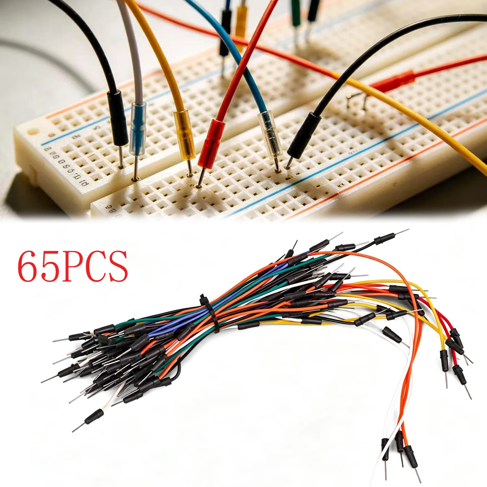 65/140Pcs Cable Wire Kit U Shape Solderless Breadboard For Jumper Cable Wire PCB Bread Board Power Tools Accessories Kit