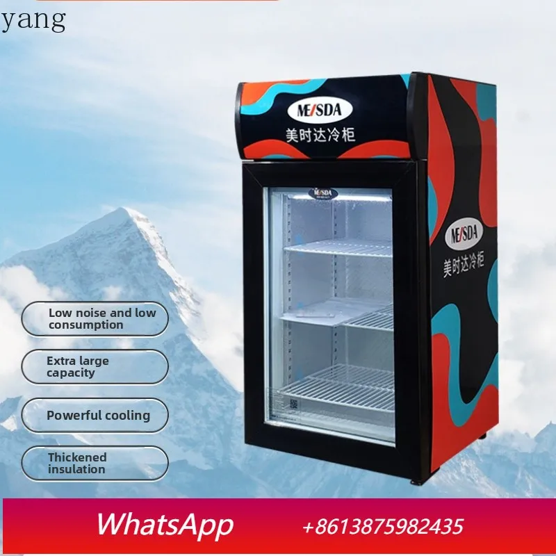 

YJQ 50L Supermarket Convenience Store Frozen Ice Cream Display Cabinet Small Single Door Refrigerator