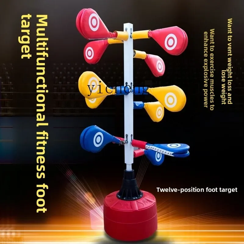 Taekwondo Foot Target Training Target Standing Tumbler Multi-position Foot Target Fixed Frame Children's Gym Training