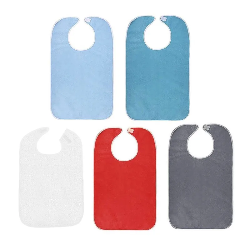 1pc Adult Apron Bibs For Men And Women Perfect For Seniors And A Mess-Free Diet Cloth Stain Resistant Bibs