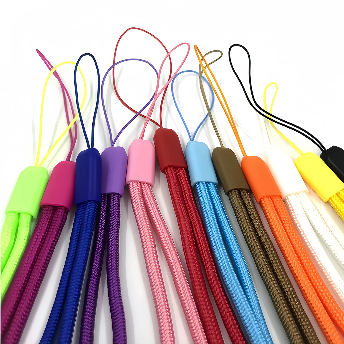 5-20 Stück Nylon-Lanyard Handgelenkband für Handy, Kamera, USB-Stick, Schlüsselanhänger, Anti-Verlust-Band, DIY-Hängeband, Universelles Seil – Detail 7