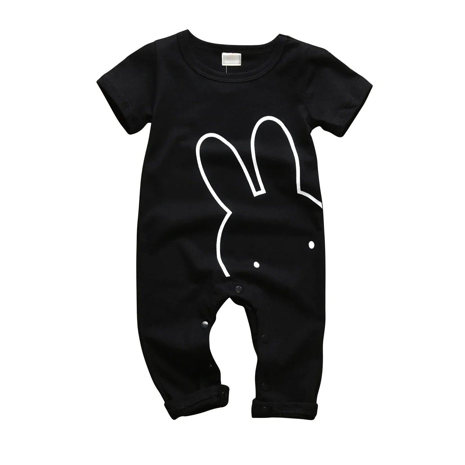 

New Arrival Rabbit Pattern Print Newborn Baby Girl Romper Summer Clothes Short Sleeve One Piece Jumpsuit Pajama Toddler Clothing