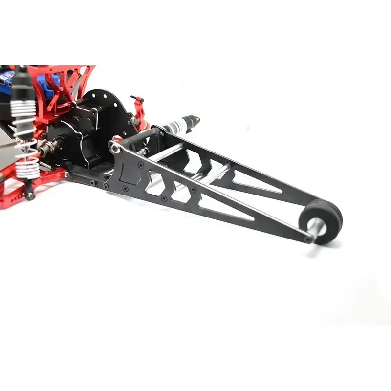 

1 комплект хвостового колеса из алюминиевого сплава, головное колесо для 1/10 RC Car Tras Slash 2WD catRC
