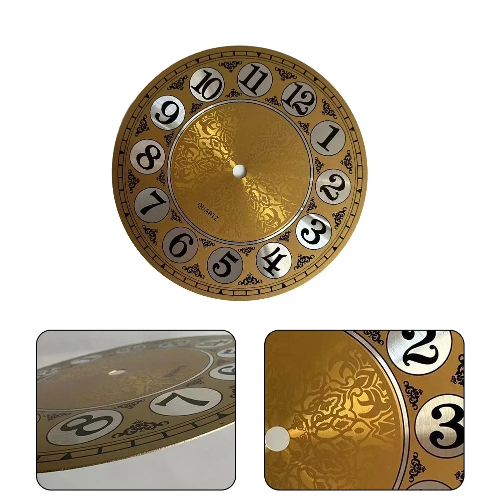 High-quality Brand New Dial Face Clock Accessories Vintage Aluminium 7inch Dial Face Arabic Numeral Flat Profile