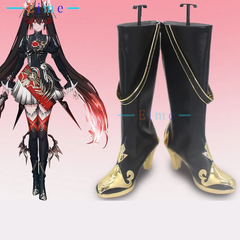lucia-cosplay-shoes-game-gray-raven-punishing-black-high-heels-big-size-halloween-boots-pu-leather-shoes-custom-made