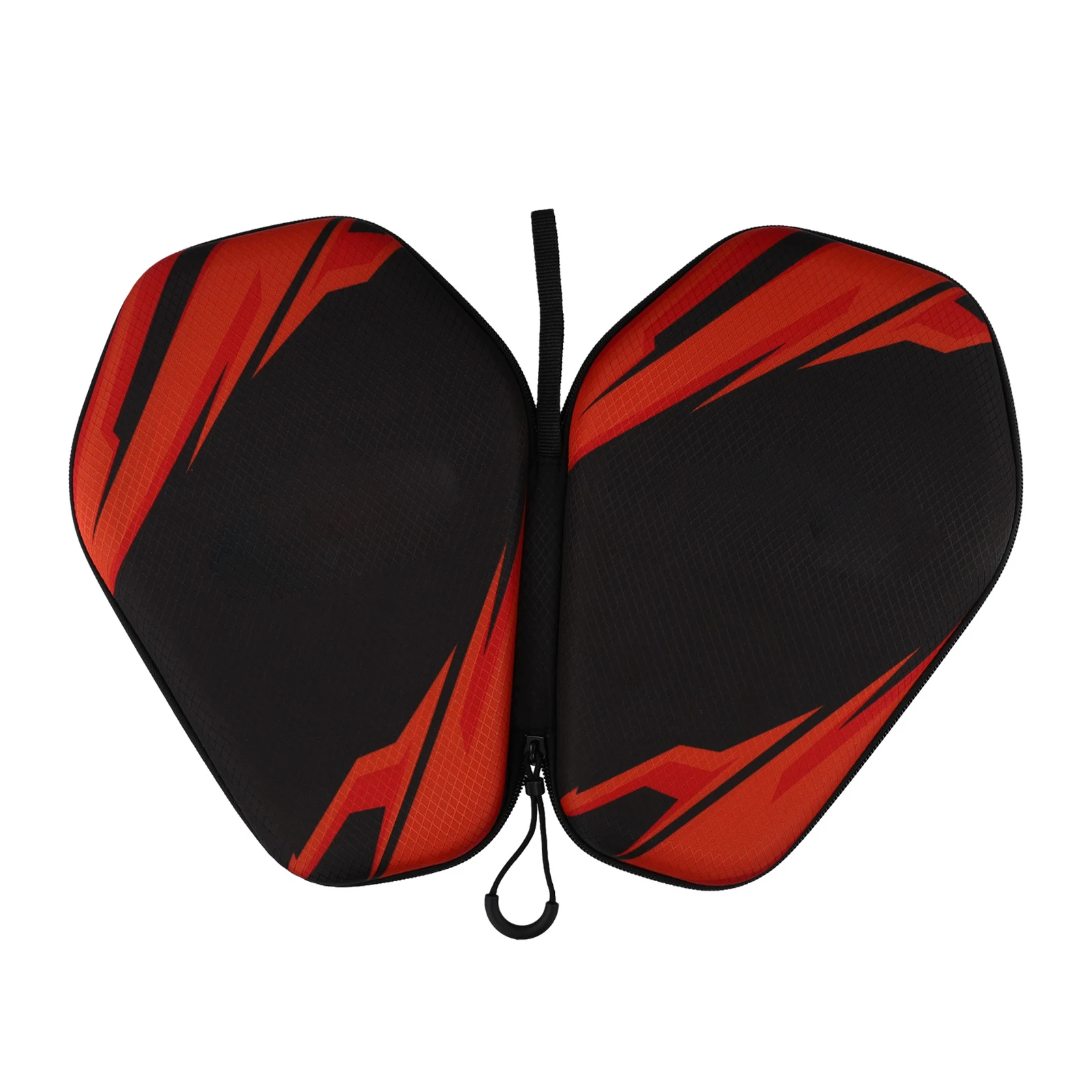 Compact Hard Shell Table Tennis Racket Storage Bag with EVA Material and Elastic Band Secure Storage for Paddle and Balls