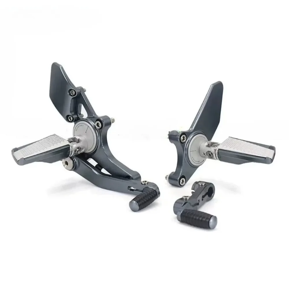 Rear Modified Elevated Assembly with CNC Adjustable Moving Foot Pedal for BMW R NINET Genuine