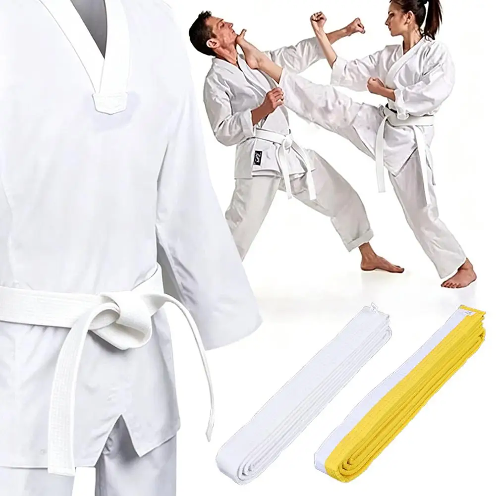 1PC Martial Arts Karate Judo Taekwondo Professional Belts Judo Jiu jitsu Standard Tapes Protective Waistband