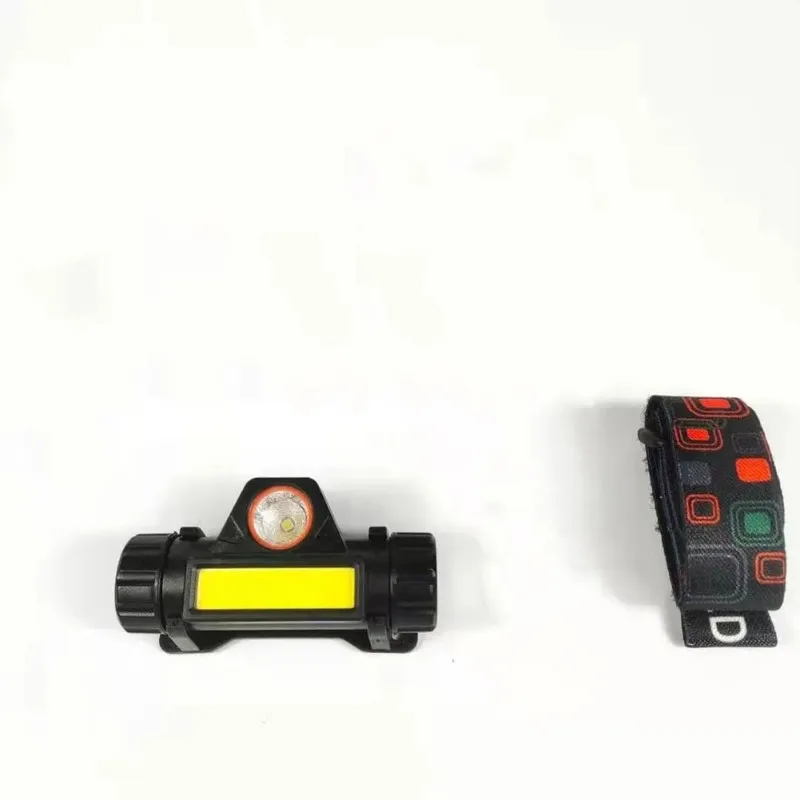 HOT-Light Weight Perfect LED Headlamp-Rechargeable, Ideal For Outdoor Activities Adjustable Headband Design