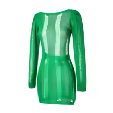 Women Autumn Ripped Knit Dress Long Sleeve Backless Bodycon Mini Dress Summer Fall Club Sexy E-Girl Dresses Female - AliExpress 