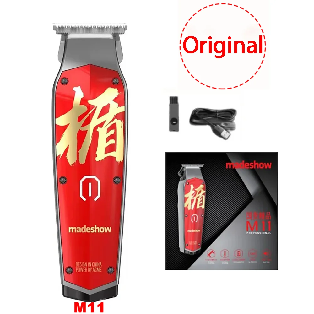 Madeshow M10 M11 Haarsnijder Heren Professionele Olie Hoofd Tondeuse Titanium Plated Keramisch Mes 7000 Rpm Kapsalon Trimmer