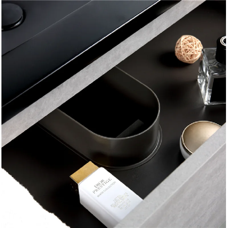 

U Wall for Bathroom Vanity Drawer Fitting Around the Plumbing