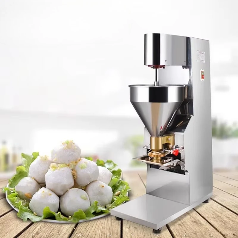 صانع تشكيل كرات اللحم التجارية ماكينة صنع كرات اللحم الأوتوماتيكية/آلة قولبة كرات لحم البقر والأسماك