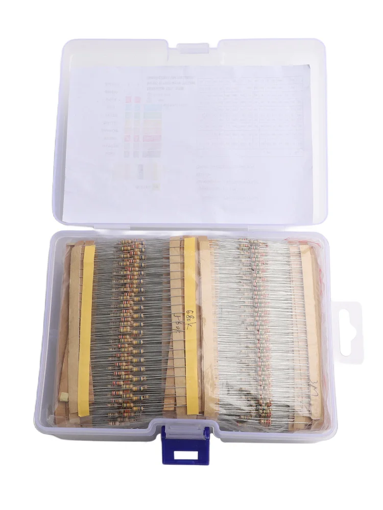 

Новый практичный резистор из углеродной пленки Резистор из углеродной пленки Отличный надежный резистор сопротивления Емкость допускного сопротивления