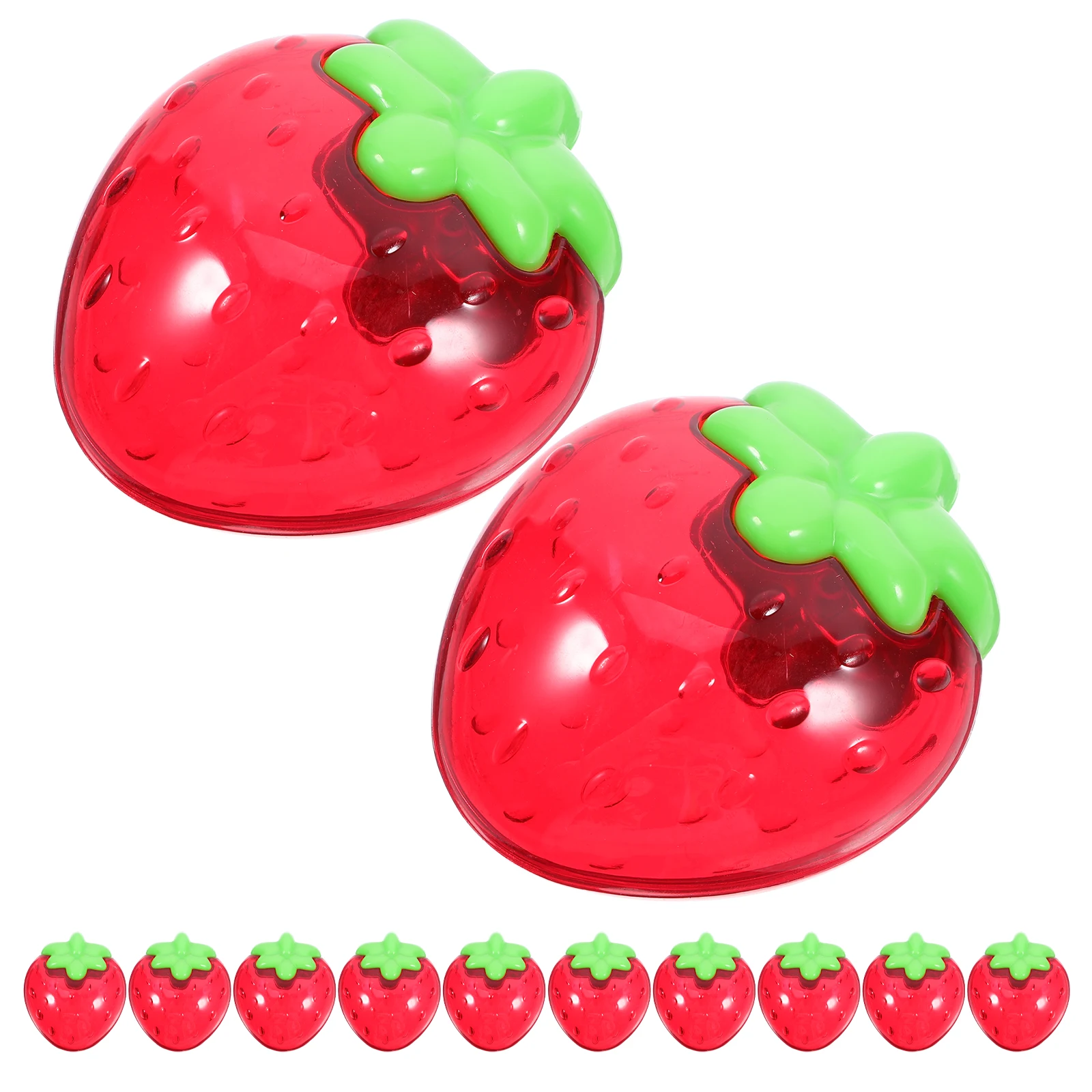 

12 Pcs Strawberry Candy Box Red Fruit Shaped Storage Boxes Party Favor Containers Sweets Box Holiday Packaging Ideas Gifts