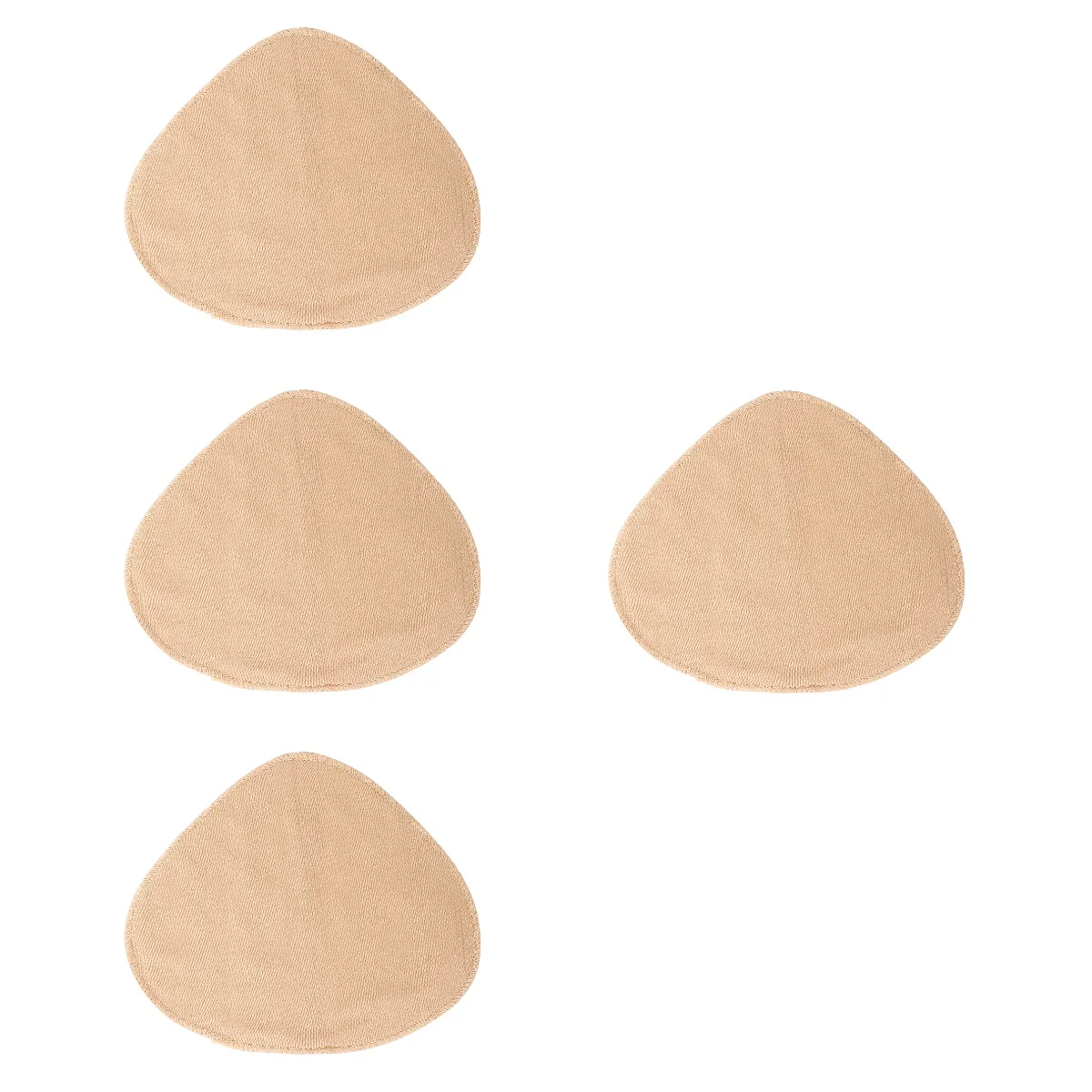 

4 Pack Prosthetic Cotton Cover Pads Sponge Mastectomy Inserts Padding Women Sports Protective Bag