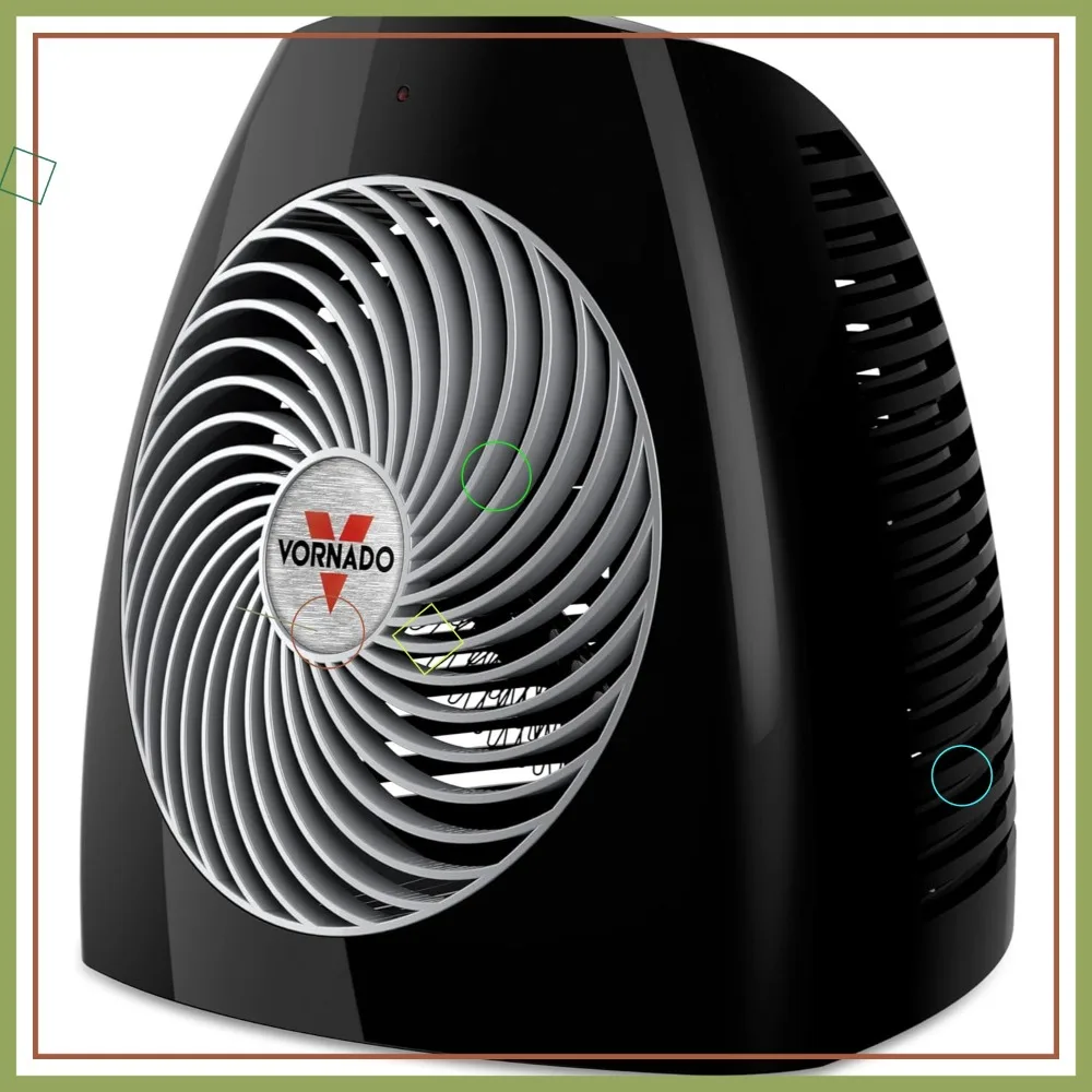 

Space Heater, 3 Heat Settings, Adjustable Thermostat, Tip-Over Protection, Auto Safety Shut-Off, Whole Room Heating