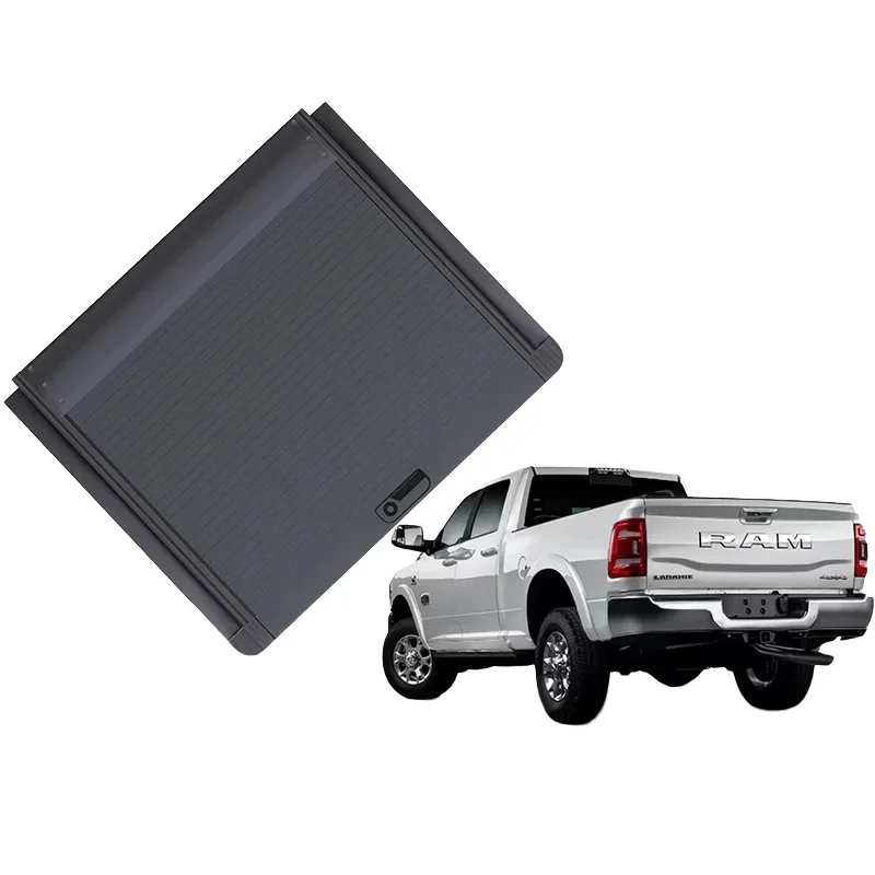 GRANDTEC Pickup Truck Easy Installation Manual Roller Shutter Cover Retractable Car Cover For Dodge Ram 1500 6.4ft