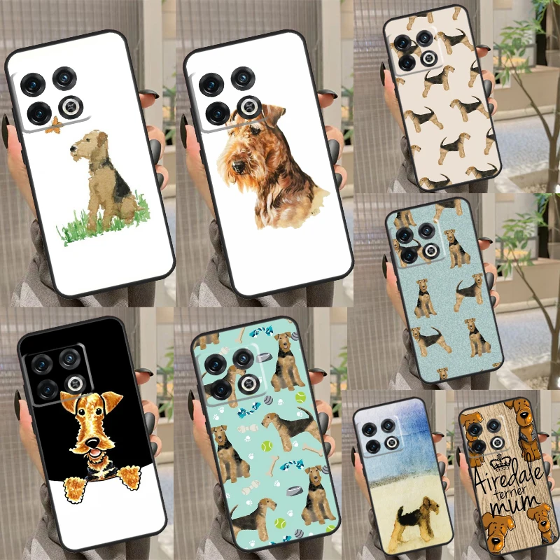 Airedale Terrier Dog Phone Case For OnePlus Nord CE 2 3 Lite 2T N10 N20 N30 OnePlus 11 10T 8T 9RT 10R 8 9 10 Pro