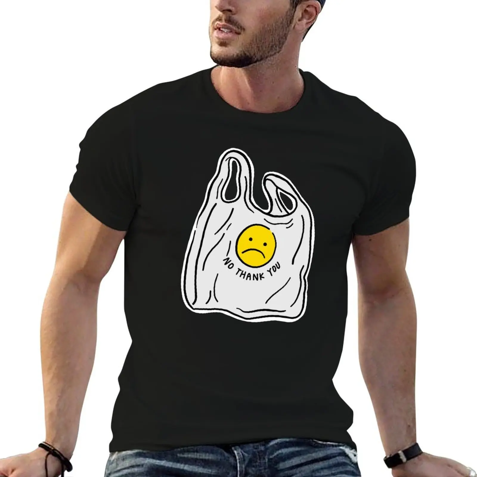 Say no to plastic bags T-Shirt t shirt for man 100 percent cotton t shirts for man cotton funny essential t shirt T-shirt