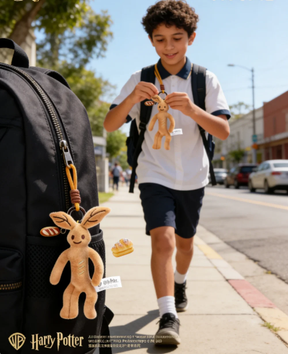 

HUGKIS Harry Potter Fantastic Beasts Where to Find Them Tree-Hugging Hunchback Baking Edition Plush Keychain Bag Gift