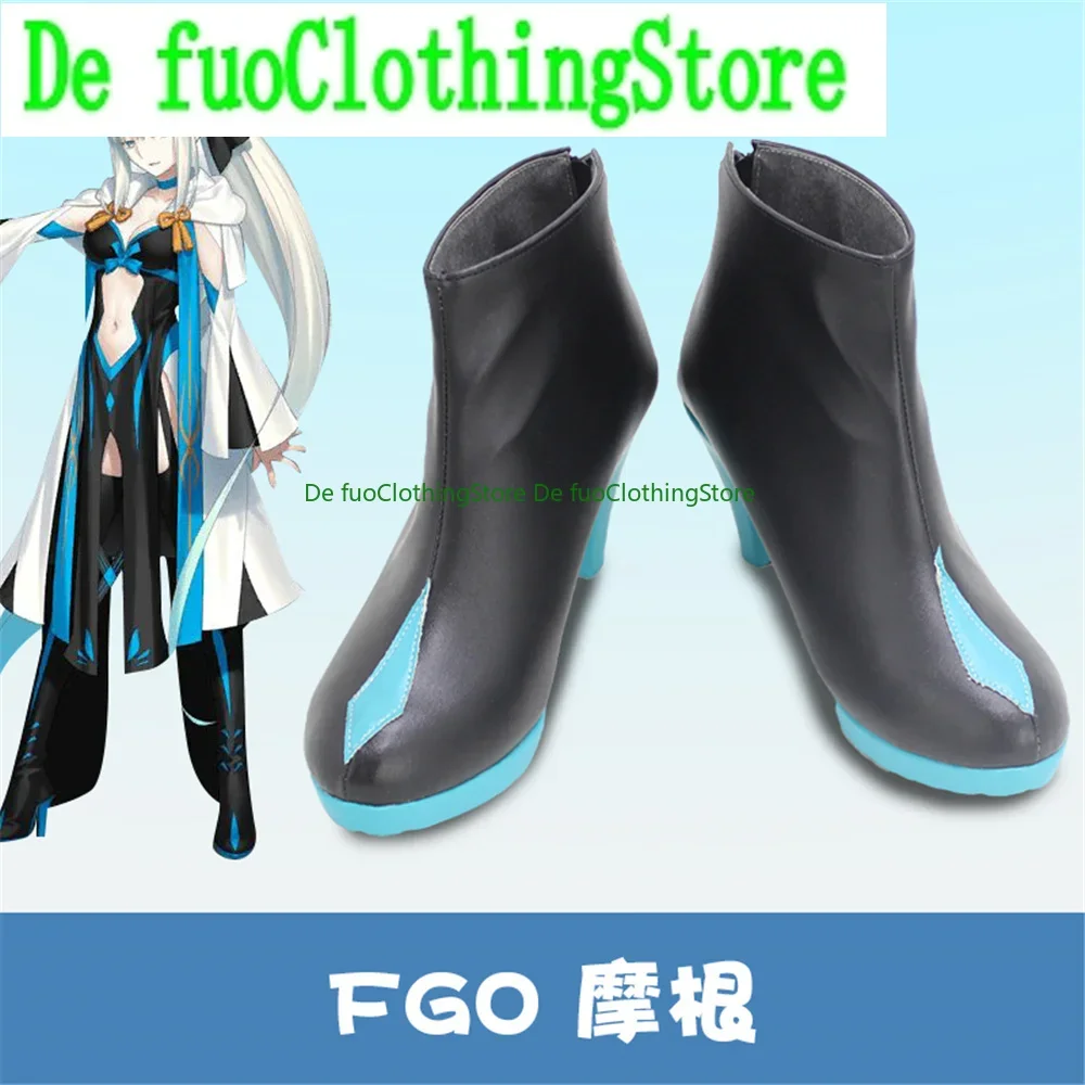 

Fate Grand Order FGO Morgan Обувь для косплея Сапоги Игра Аниме Хэллоуин DefuoClothing Магазин обуви