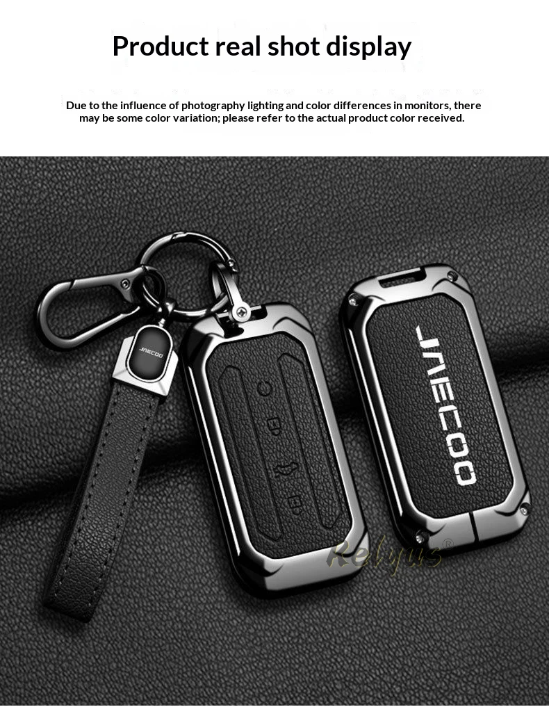 Zink-Autoschlüsselhülle Vollschutz für Chery Jaecoo J5 5 2025 2026 Schlüsseltasche Gehäusehalter Schlüsselanhänger Auto-Zubehör – Detail 9