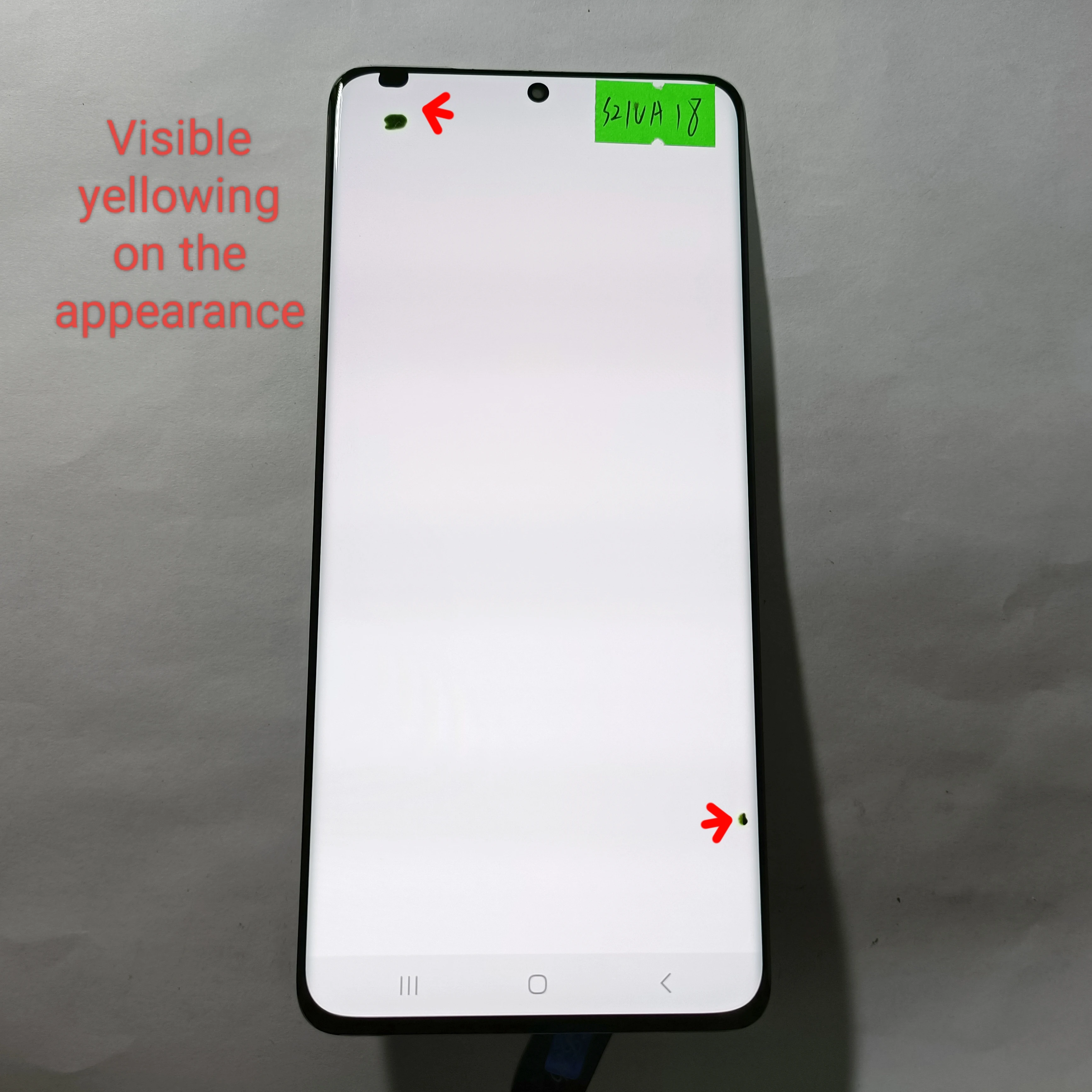Small Defect Screen Series 6.78 Size for Galaxy S21 Ultra 5G G998 G998F G998B G998D/S OLED Display