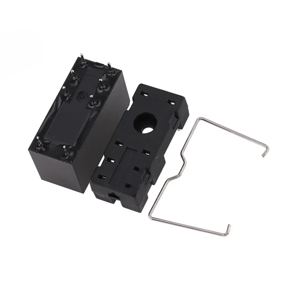 14F-2Z-A2 Relay PCB Socket BLACK Secure Relay Mounting Solution Easy Installation PCB Mounting Heat Resistant Snap-in Terminals