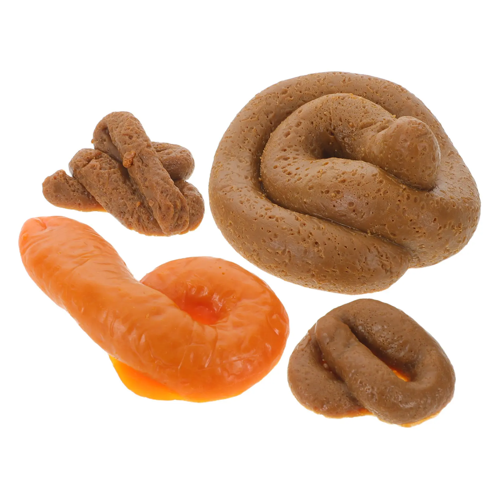 1Set Reusable Stress Relief Toy For April Fools Prank Christmas Stocking Stuffers Novelty Poop Gag Realistic Fake