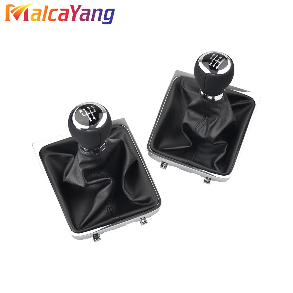 اكسسوارات ل Volkswagen VW Passat B6 5/6 سرعة والعتاد التحول المقبض رافعة عصا الجراب واقي أحذية بلاستيك طوق 2005-2011