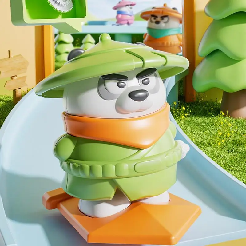 Uhrwerk Tier Spielzeug Kinder Cartoon Panda Modell Handaufzug Mechanismus Pädagogisches Spielzeug Für Schule Schlafsaal Arbeitsbereich