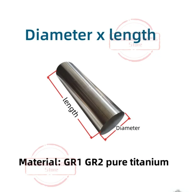 1mm 2mm 2.4mm 3mm 4mm 5mm 6mm 8mm 10mm 20mm 30mm 40mm 50mm Ricerca speciale TA1TA2 asta in titanio ad alta purezza Ti99.90% lunghezza 100mm